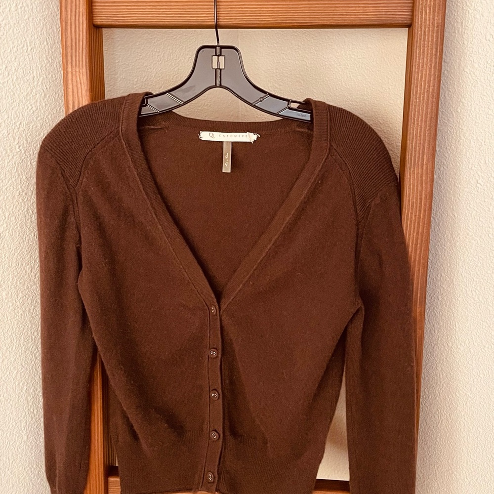 Brown Cardigan Sweater